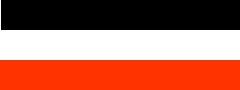 Schwarz-Weiß-Rot, die Farben des deutschen Kaiserreichs