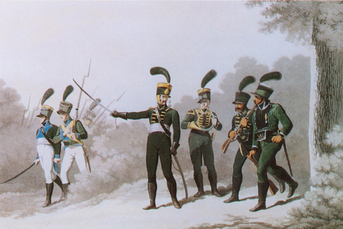 Fußjäger um 1808
